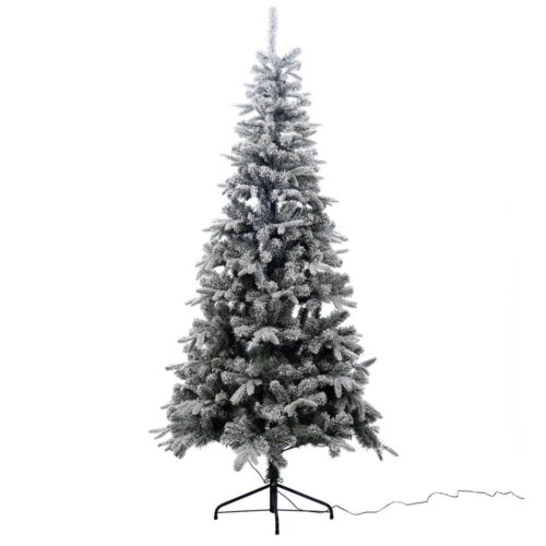 albero natalizio slim innevato illuminato 3