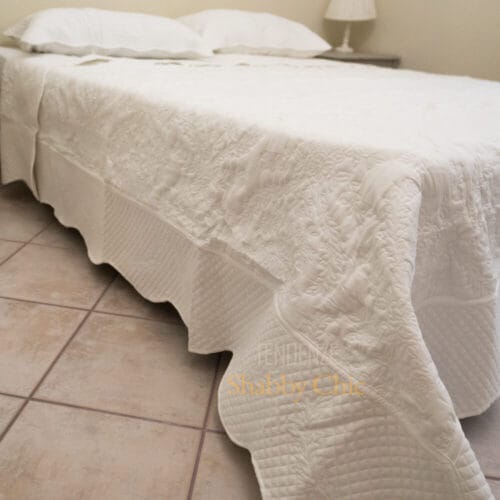 Alternative view of L'Atelier 17 Copriletto Matrimoniale Lione Bianco 260x260