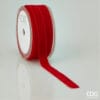 Nastro in velluto color rosso di 16MM su bobina, marchio EDG