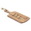 Tagliere in legno di acacia con incisione "Home Sweet Home" e cordino in juta, ideale per servire o decorare con stile.