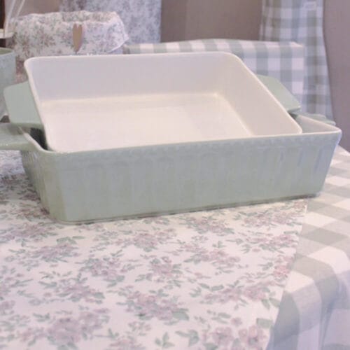 Alternative view of Nuvole di Stoffa Pirofila Stoneware Verde Chiaro Grande