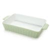 Nuvole di Stoffa Pirofila Stoneware Verde Chiaro Grande
