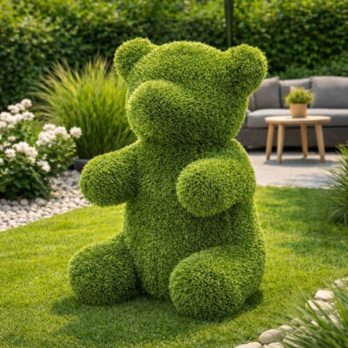 EDG Decorazione Orso in Erba H 65 cm