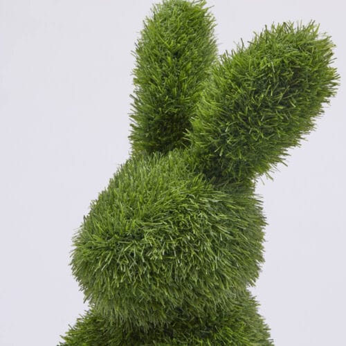EDG Décoration d'herbe topiaire "Lapin" H48 cm – Image 3