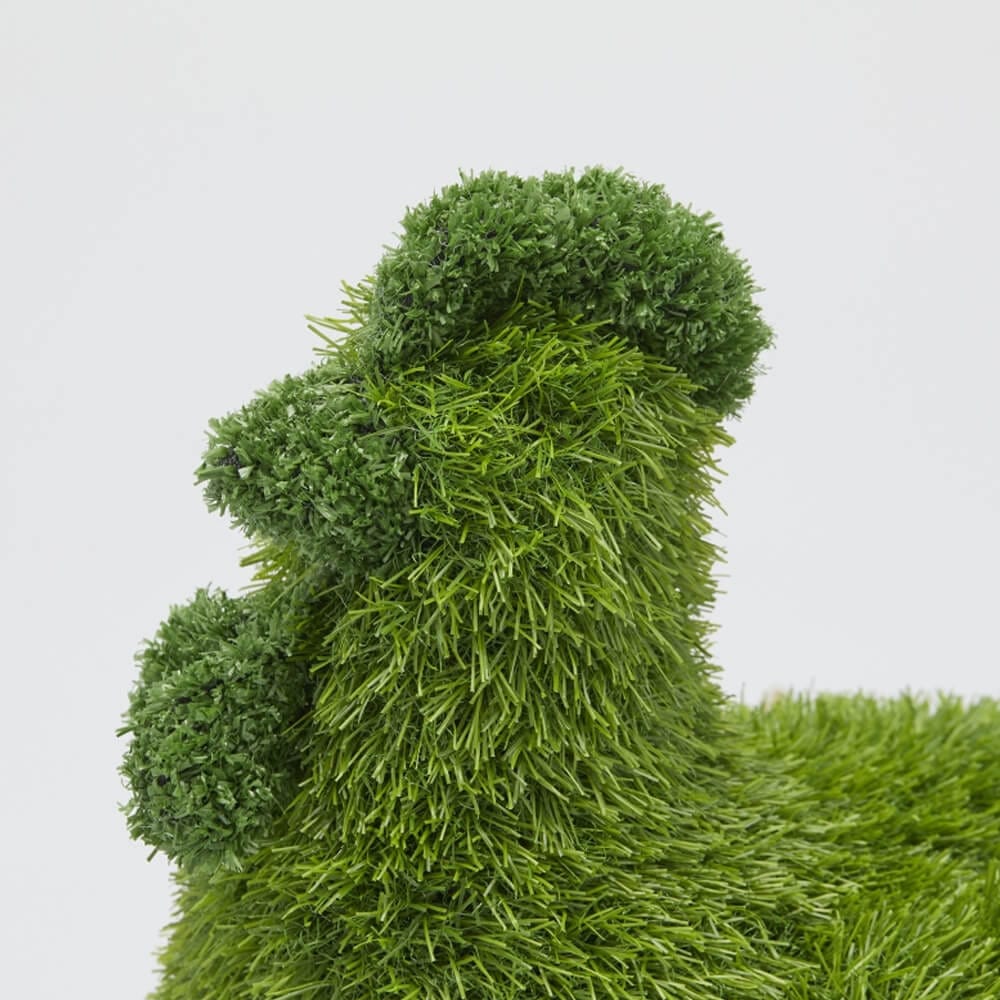 EDG Decorazione Gallina in Erba H 36 cm 2 EDG Decorazione Gallina in Erba H 36 cm - immagine 2