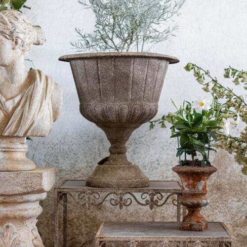 Alternative view of Blanc Mariclò Vaso Vintage Mémoires de Provence 59 x h 57 cm