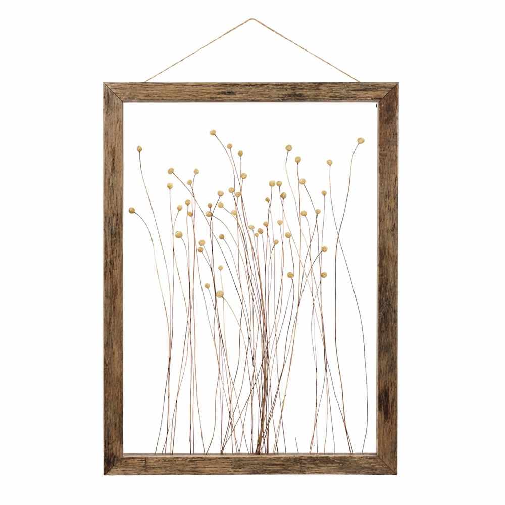 Blanc MariClò Quadro con Fiori Secchi 35x25 cm 2 Blanc MariClò Quadro con Fiori Secchi 35x25 cm - immagine 2