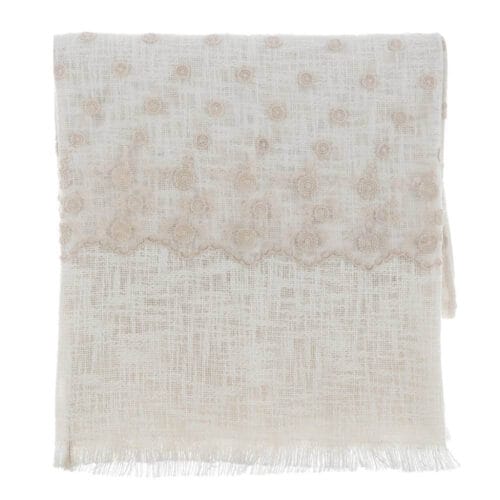 Blanc Mariclò Copritutto Dentelle con Pizzo 130x170 cm