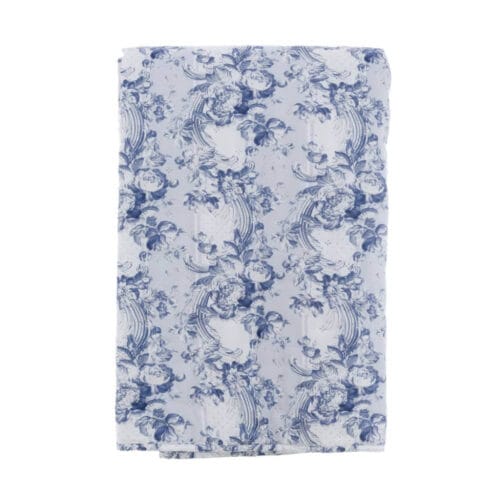 Alternative view of Funda de edredón y almohada tamaño queen Blanc Mariclò azul Elisa estilo Shabby Chic