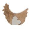 Blanc Mariclò Decoración Gallina con Corazón Desmontable 18 cm