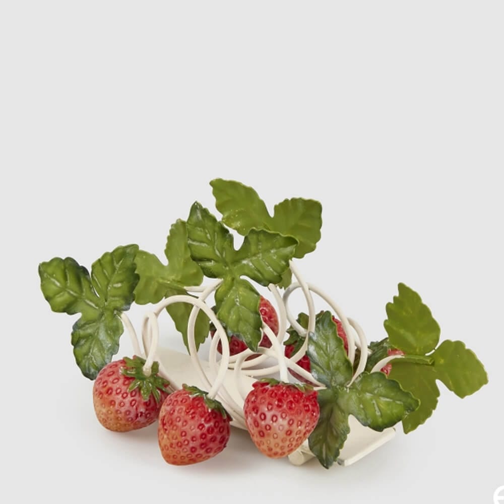 EDG Portatovagliolo Fragole intrecciate L 14 cm - immagine 3