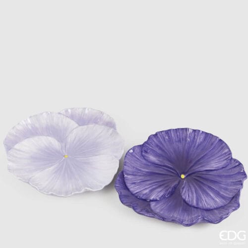 EDG Pansée Plat à fleurs Ø20 cm Lilas ou violet – Image 2