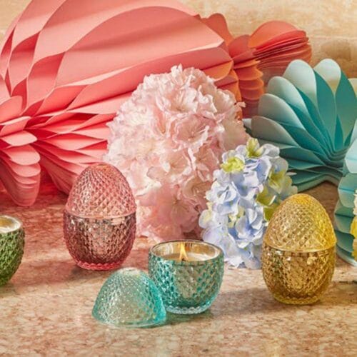 Alternative view of EDG Candela Profumata Uovo Peony & Cassis H12 D8 105g