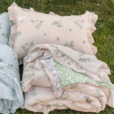 L'Atelier 17 Trapuntino Double Face Herbe Rosa – Matrimoniale