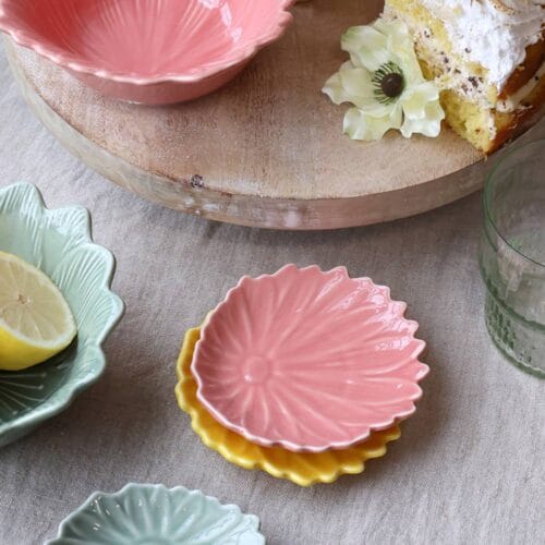 Alternative view of Chic Antique Piattino Ninfea in Porcellana D10 cm Rosa