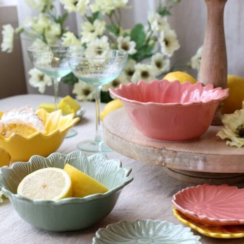 Chic Antique Bol à fleurs en porcelaine D15 cm Rose – Image 4