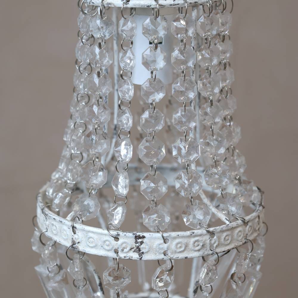 Chic Antique Lampadario Handmade con Pendenti H26xD14 cm - immagine 4