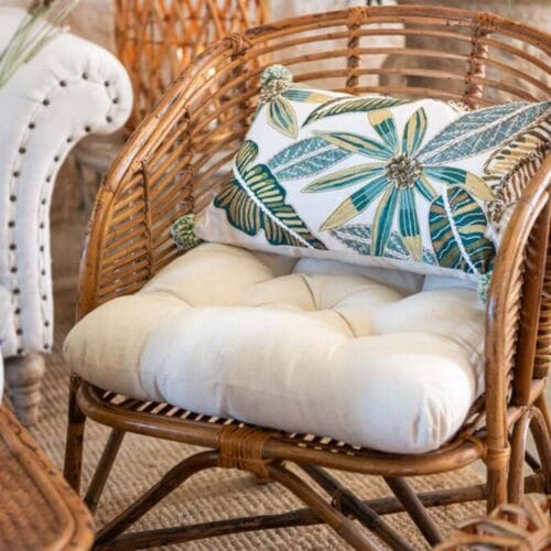Alternative view of Blanc Mariclò Poltroncina Rattan 69x69x79 cm