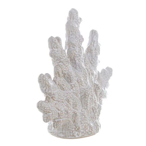 Alternative view of Blanc Mariclò Decoro Corallo in Resina 25x21 cm