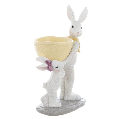 Alternative view of Blanc Mariclò Coniglietti con Contenitore H 26 cm