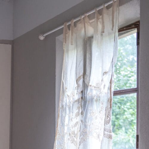 Blanc MariClò Rideaux Broderie 140x290 cm Collection Dentelle – Image 2