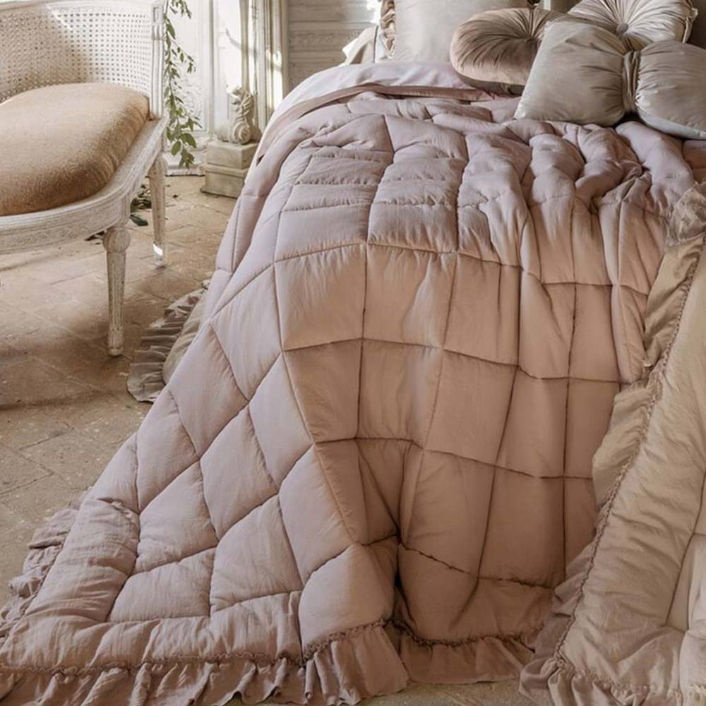 Blanc Mariclò Trapunta 1 piazza Gale Diamante Beige
