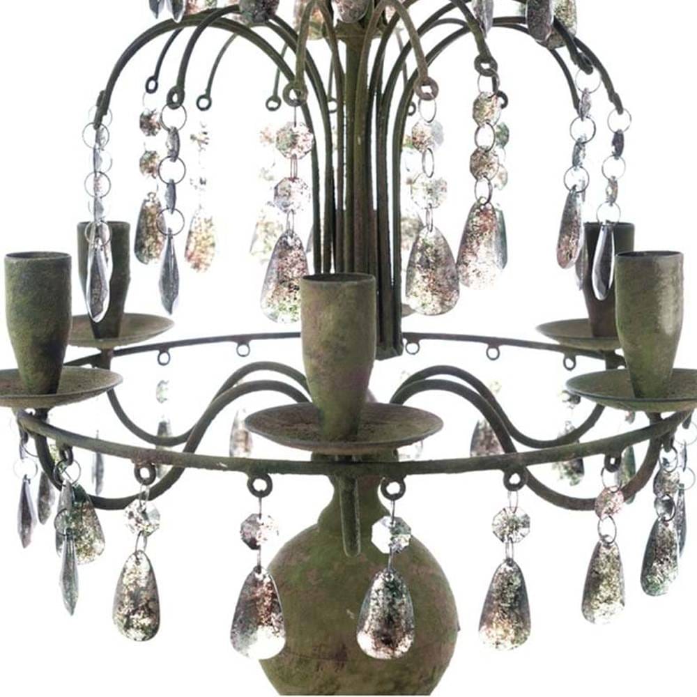 Blanc Mariclò Candelabro Pendenti Selva Antica h 70 cm - immagine 2