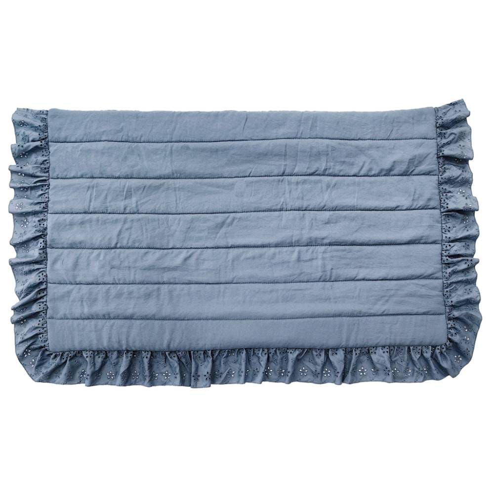 Blanc Mariclò Trapunta 1 piazza e mezzo Sangallo Azzurra + copriguanciali 220x260 2 Blanc Mariclò Trapunta 1 piazza e mezzo Sangallo Azzurra + copriguanciali 220x260 - immagine 2