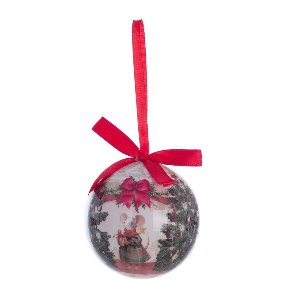 Blanc MariClò Set de 14 Esferas de Navidad Ø7,5 cm Cuento de Navidad - Imagen 2