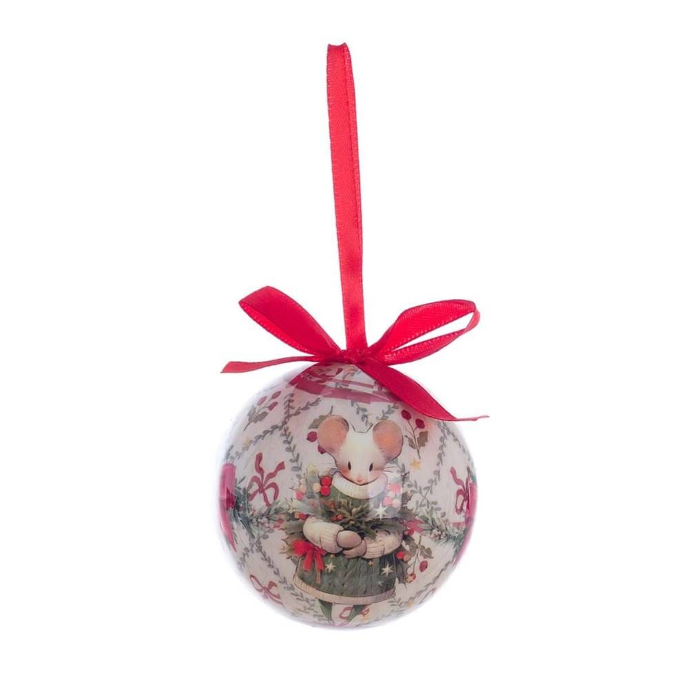 Blanc MariClò Set 5 Esferas 7,5 cm Navidad Cuento de Hadas - Imagen 4