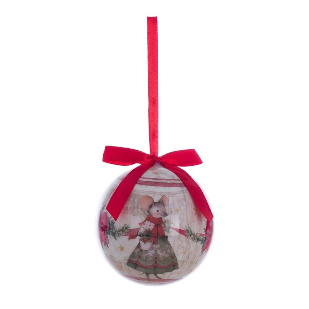 Blanc MariClò Set 5 Esferas 7,5 cm Navidad Cuento de Hadas - Imagen 5