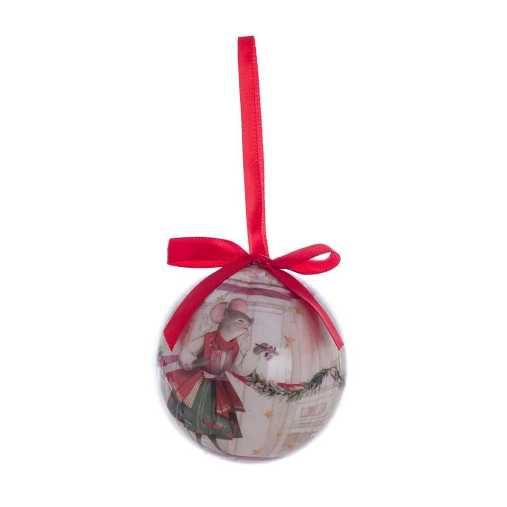 Blanc MariClò Set 5 Esferas 7,5 cm Navidad Cuento de Hadas - Imagen 6