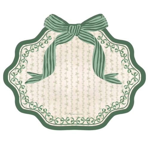 Blanc MariClo' 47x39 cm Set de table en vinyle Green Flake – Image 2