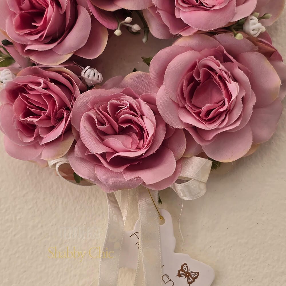 Guirlande de roses roses Fiori di Lena - Décoration romantique et parfumée – Image 4