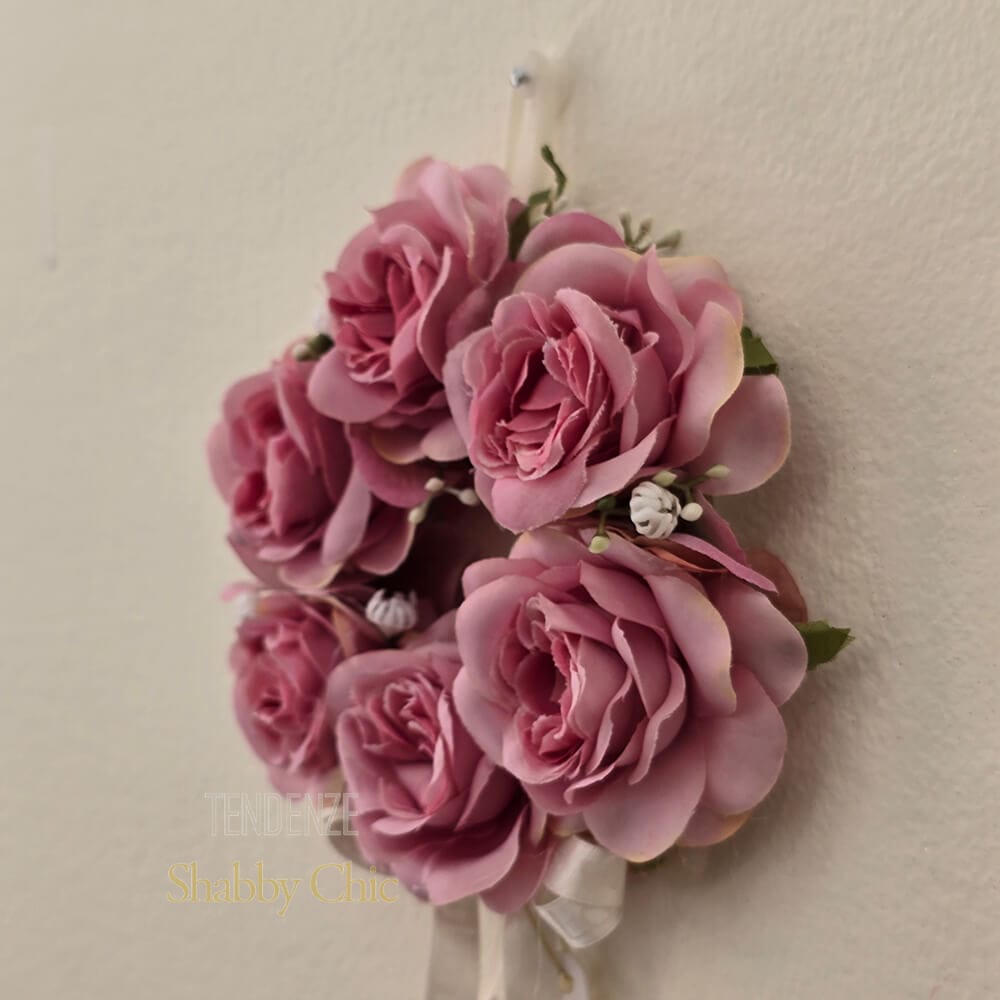 Guirlande de roses roses Fiori di Lena - Décoration romantique et parfumée – Image 3