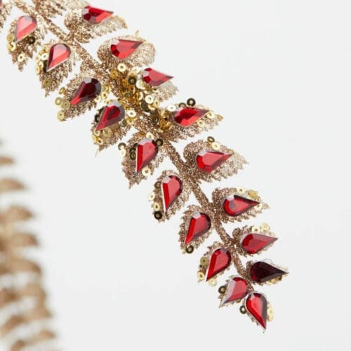 Alternative view of EDG Felce Diamonds Burgundy H88
