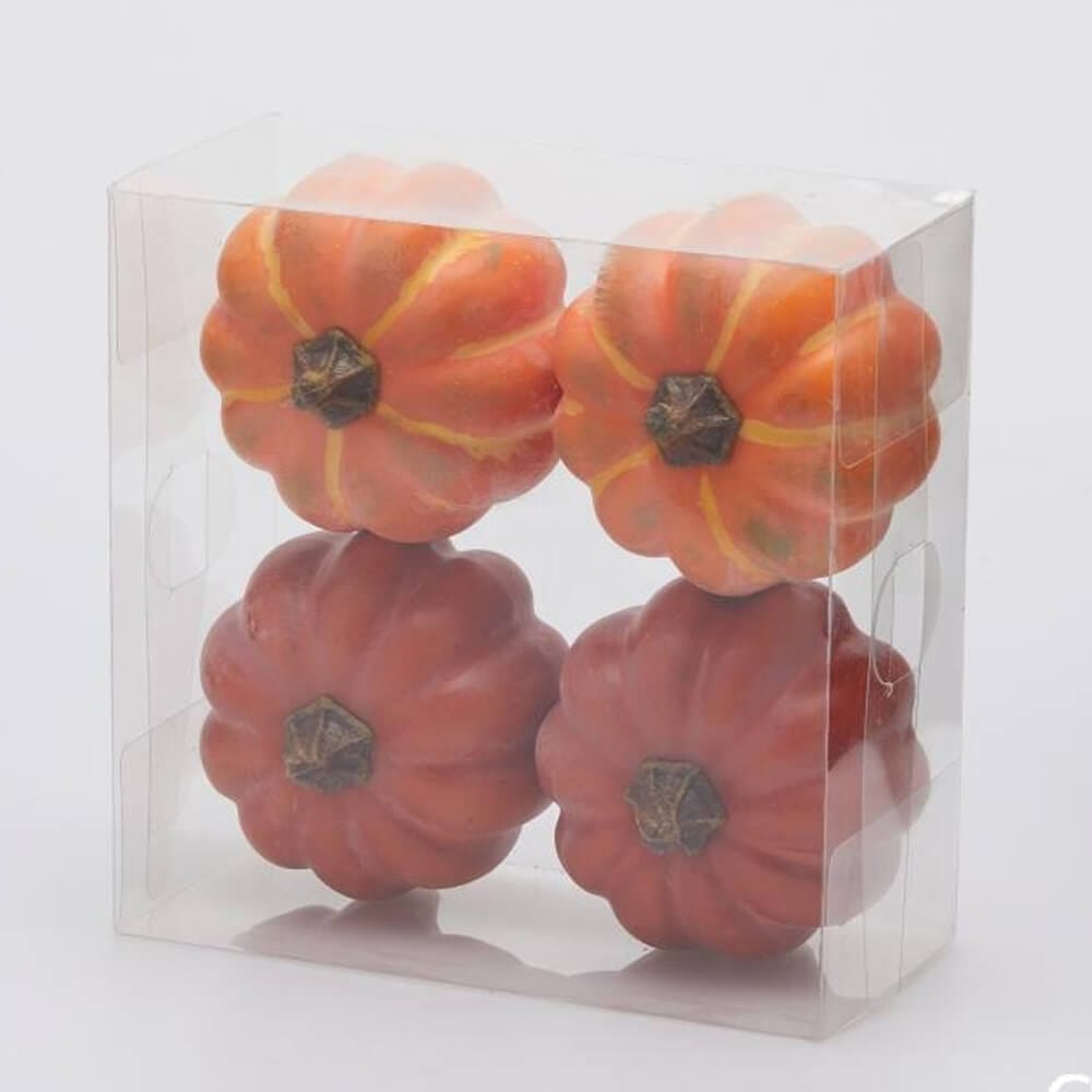 EDG Calabazas Decorativas Surtidas H8 D9 cm - Set 4 uds. - Imagen 2