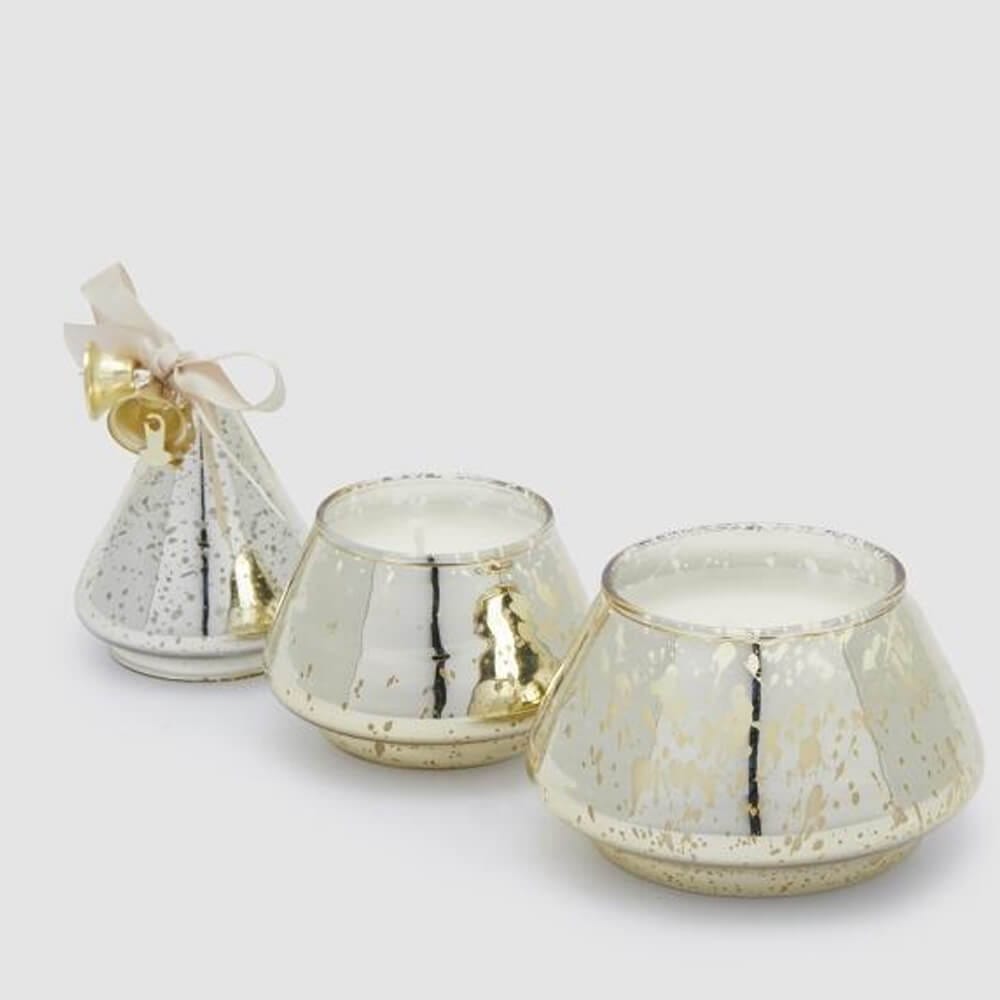 EDG Candela Albero Oro 200g H16 D8,5 cm 2 EDG Candela Albero Oro 200g H16 D8,5 cm - immagine 2