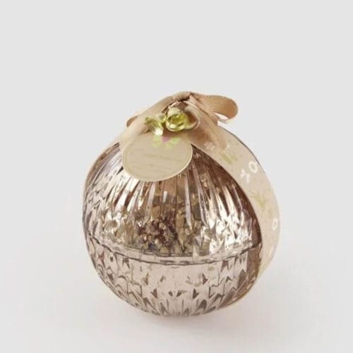 EDG Candela Sfera Vetro Profumata Cannella Ø 8cm