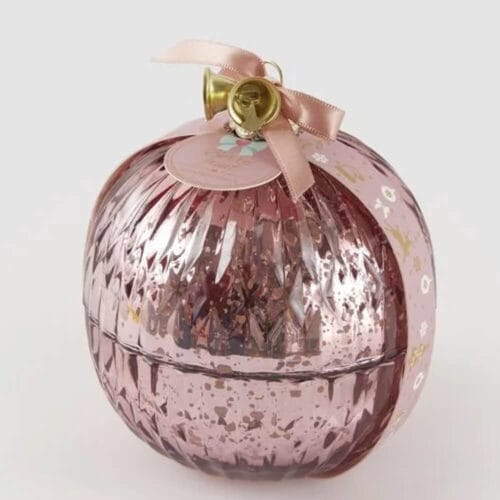 EDG Candela Sfera Vetro Frutti Rossi Ø11cm