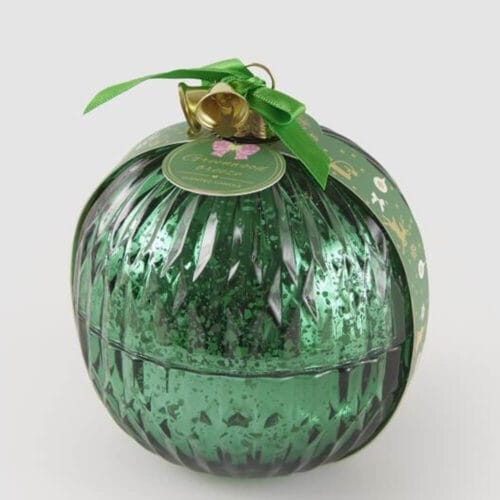 EDG Candela Sfera dorata Vetro Greenwood Breeze Ø11cm