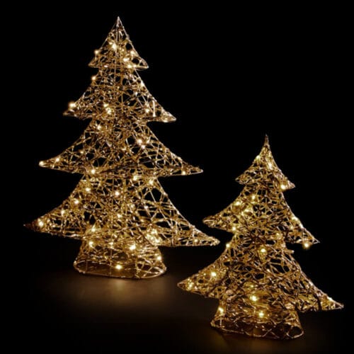Alternative view of EDG LED Arbre Intreccio H60 cm