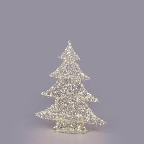 Alternative view of EDG Tree LED Pearls Light Gold 400 LED H59