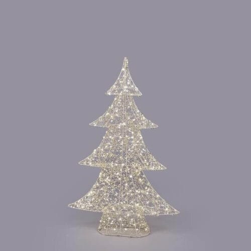 Alternative view of EDG Arbre LED Perles Lumière Or 500 leds H 80