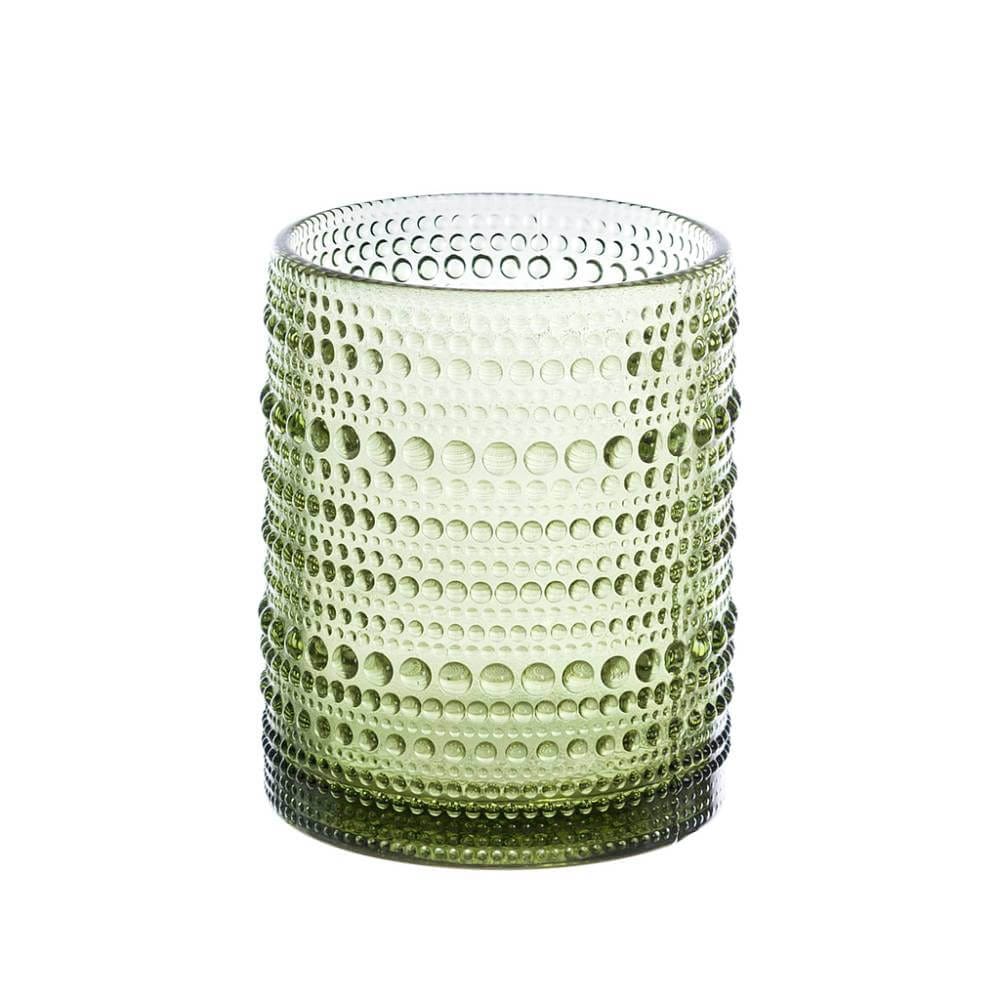 Blanc MariClò Verre à eau vert Ø8xH10 cm – Image 3