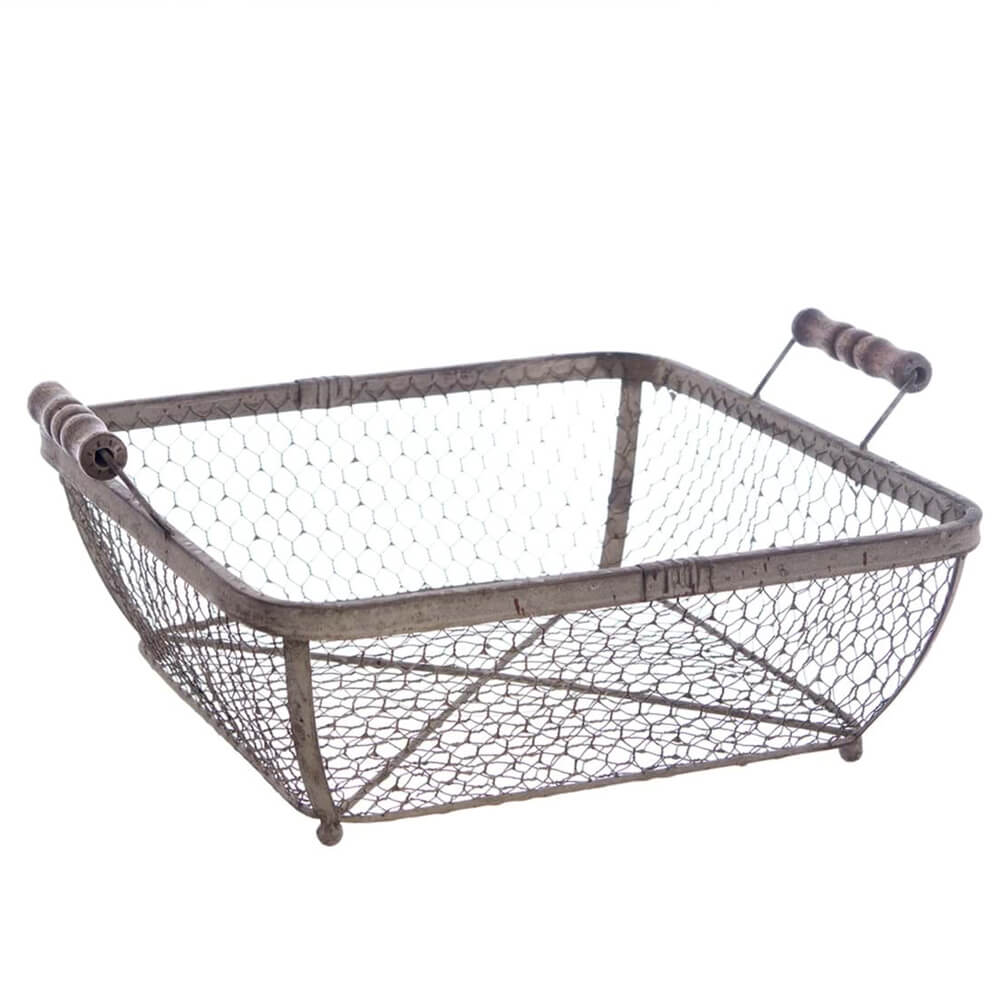 Panier en métal Blanc MariClo avec poignées Dulcis Memory 32x11 3 Panier en métal Blanc MariClo avec poignées Dulcis Memory 32x11 – Image 3