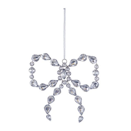 Blanc Mariclo Fiocco brillantini 19x15 cm collezione Argentea