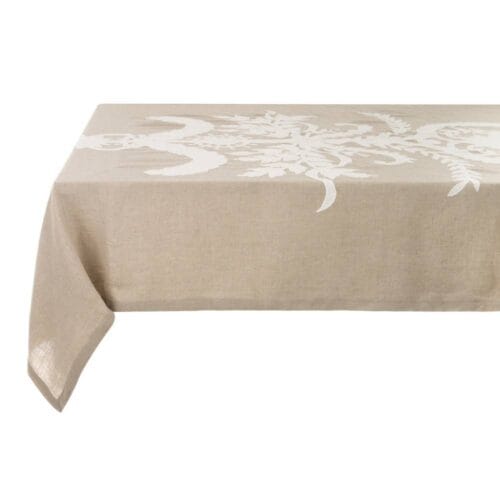 Alternative view of Blanc MariClò Nappe en lin Dentelle 160x280 cm