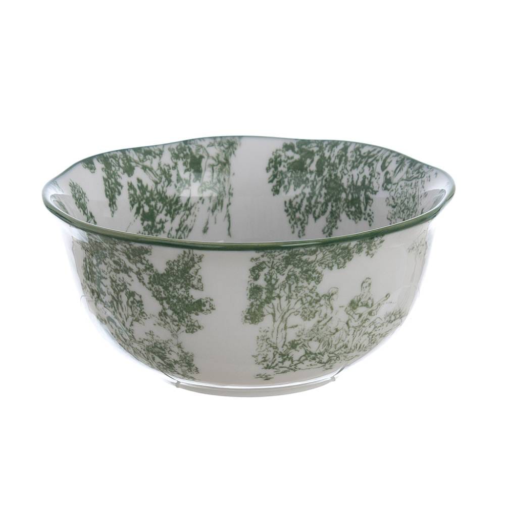Blanc MariClo Toile de Jouy Cup Green14x6 cm