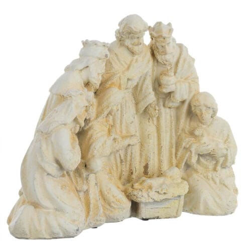 Alternative view of Blanc Mariclò Presepe Resina 42x19x30 cm Antiqua Domus